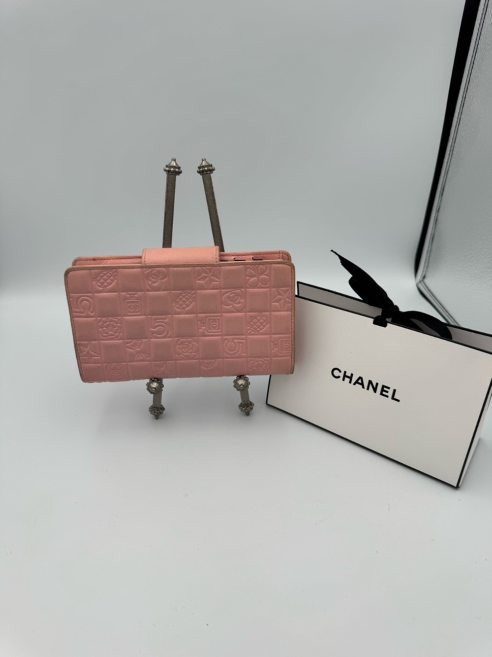 Chanel Pink Quilted Lambskin Leather Lucky Symbols Wallet - Picture 13 of 14